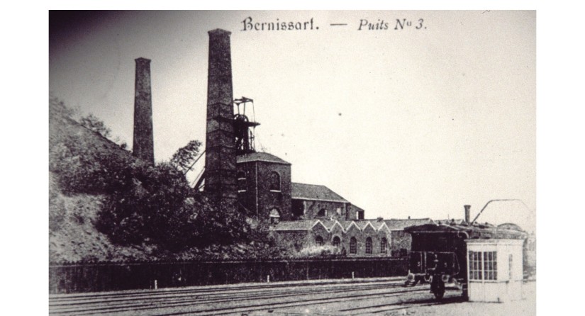 The Saint-Barbara coal pit in Bernissart