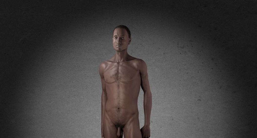 Virtual reconstruction of The human, the only survivor