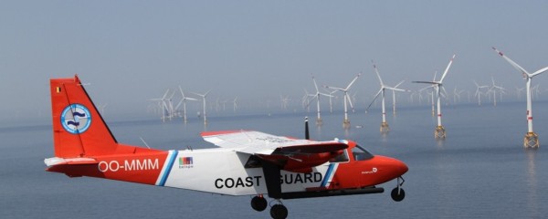 Luchtobservaties boven de Noordzee in 2025