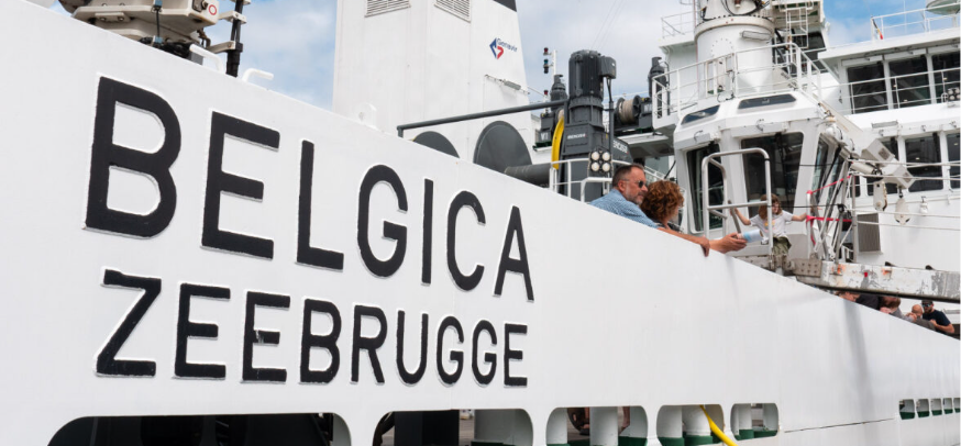 Closeup RV Belgica